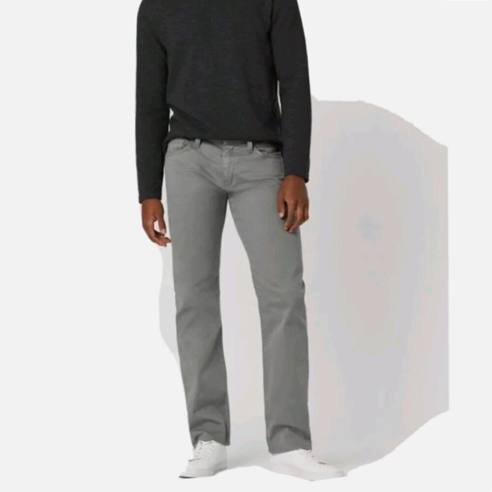 Mavi grey pants 32X30 slim straight leg stretch cotton